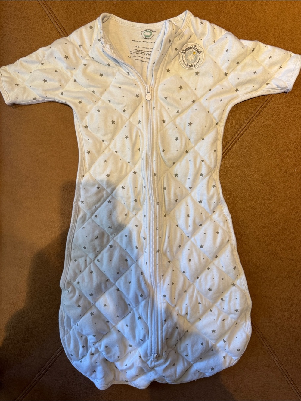 Dreamland baby weighted transition Quilted Baby Sleep Sack 6-9mo like new